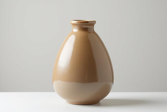 High-quality ceramic vase being professionally photographed in a studio setting with soft lighting.
